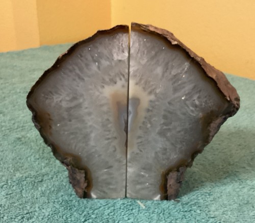 Crystalline geode agate - geode,